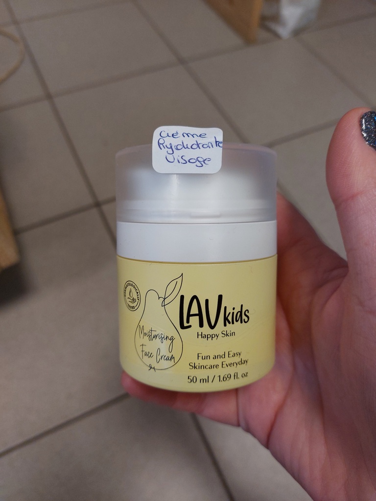 LAV KIDS - Crème hydratante pour le visage