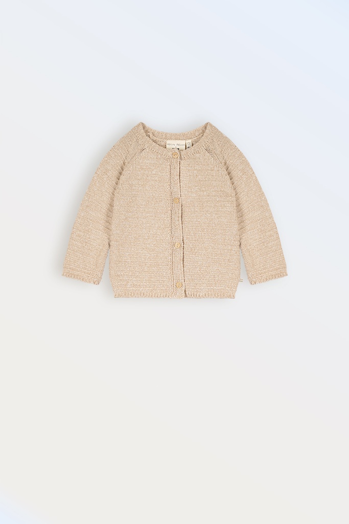 PETITE MAISON - Gilet en maille beige  (SITE)