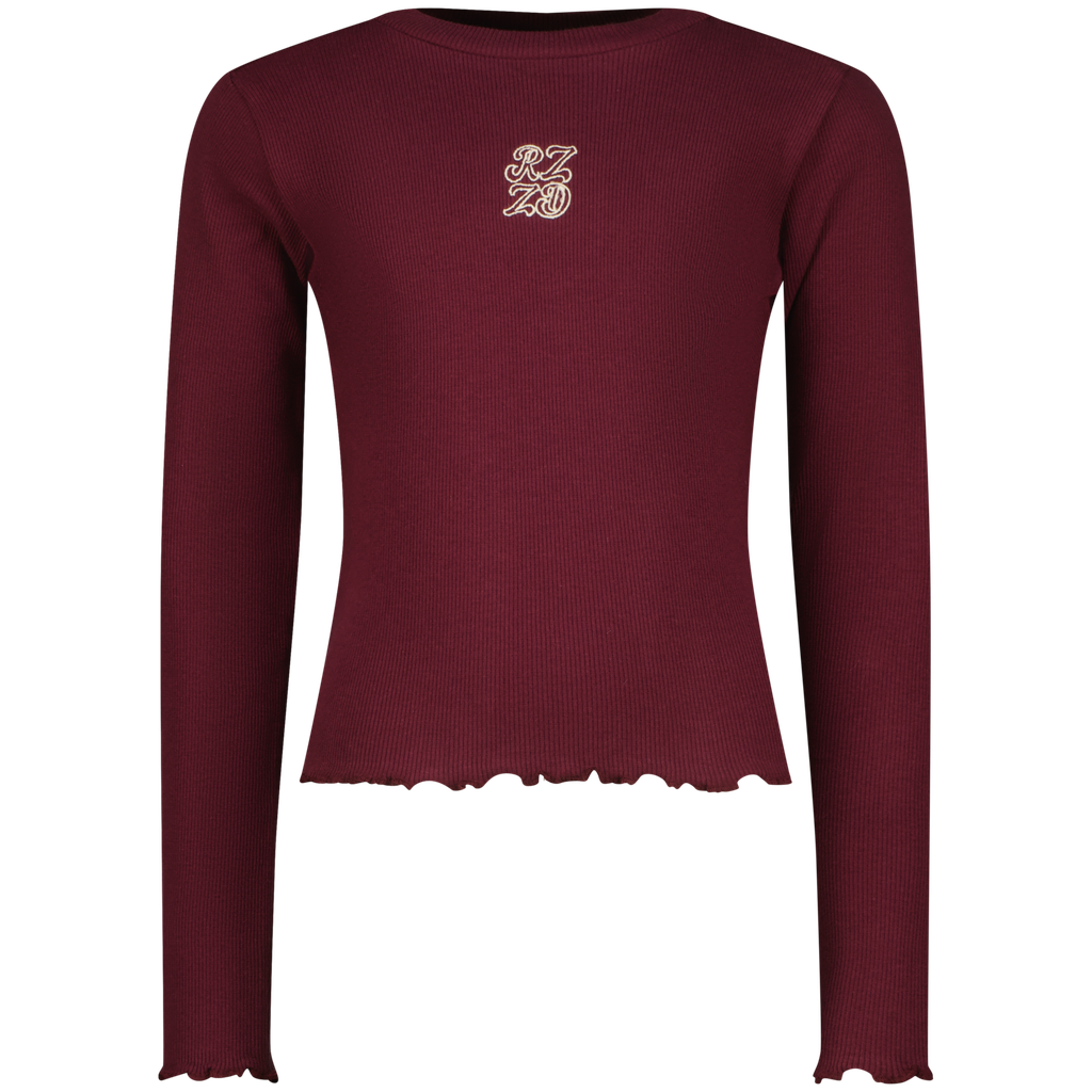 RAIZZED - T-shirt bordeaux croc-top