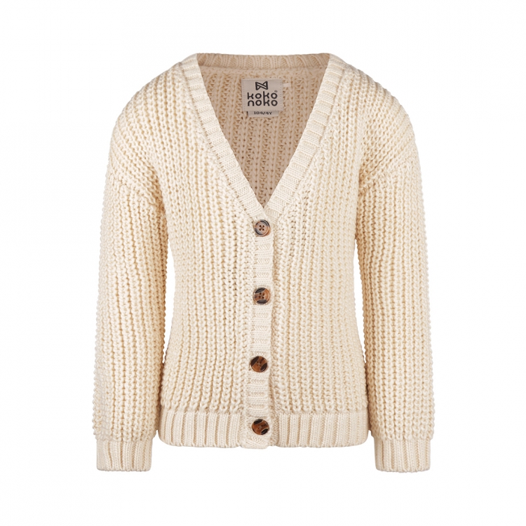 KOKO NOKO - Gilet en maille beige