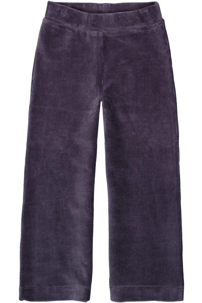 GARCIA - Pantalon large anthracite velours