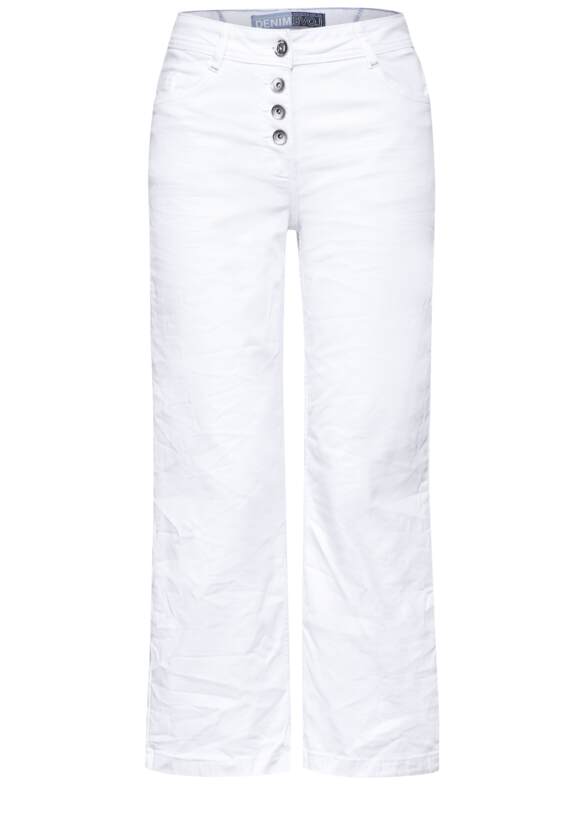 CECIL - Pantalon blanc large droit