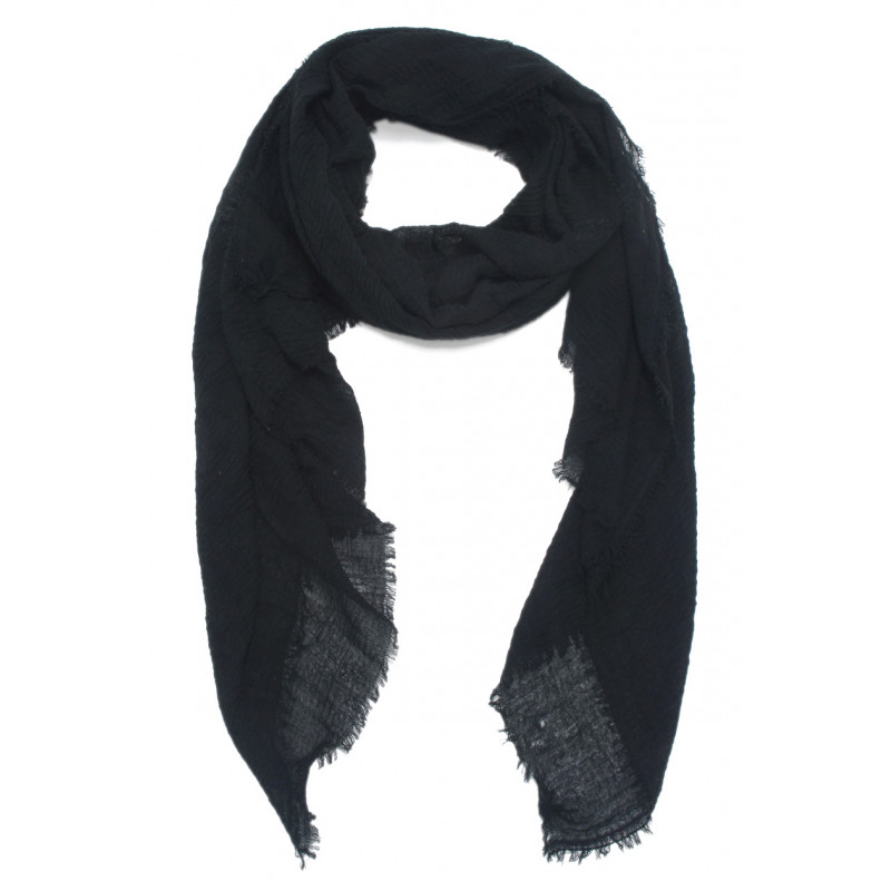 ACCESS - Foulard uni noir