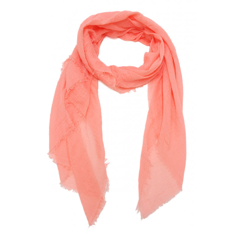 ACCESS - Foulard uni saumon