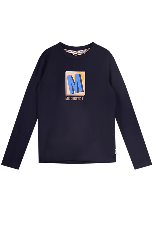 MOODSTREET - T-shirt bleu marine