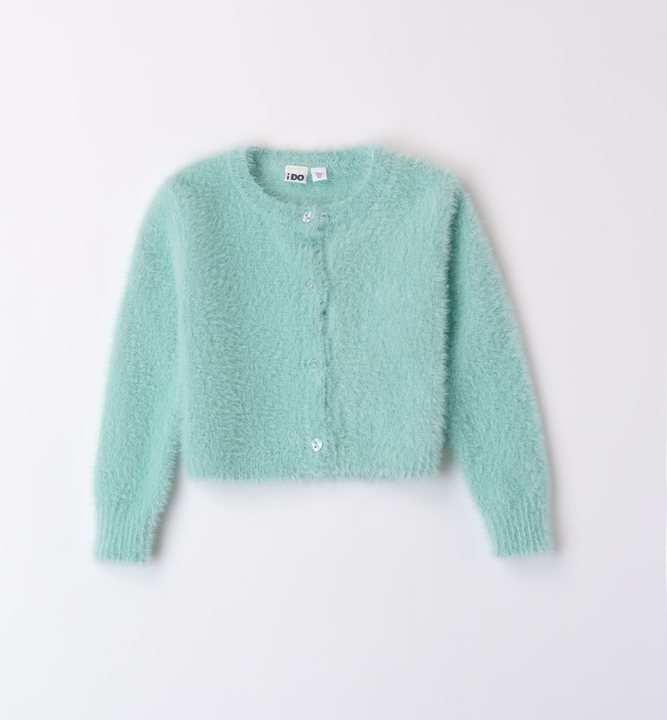 IDO - Cardigan vert d'eau tout doux