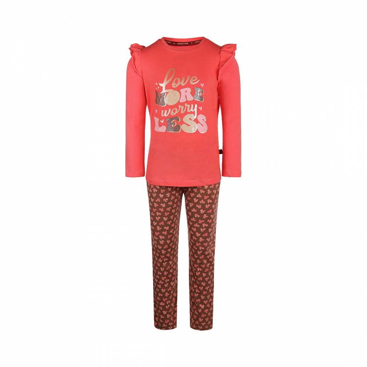 CHARLIE CHOE - Pyjama corail fin