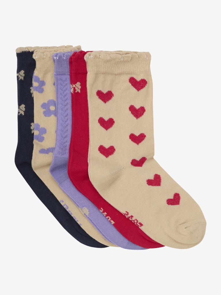 MINYMO - Lot de chaussettes coeurs