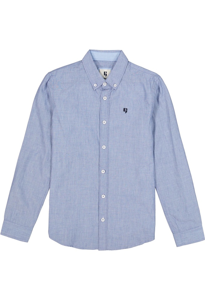 GARCIA - Chemise chiné bleu LM  Ados