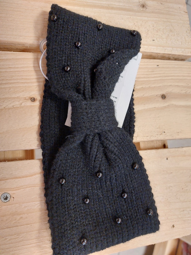 NAME IT - Bandeau laine noir