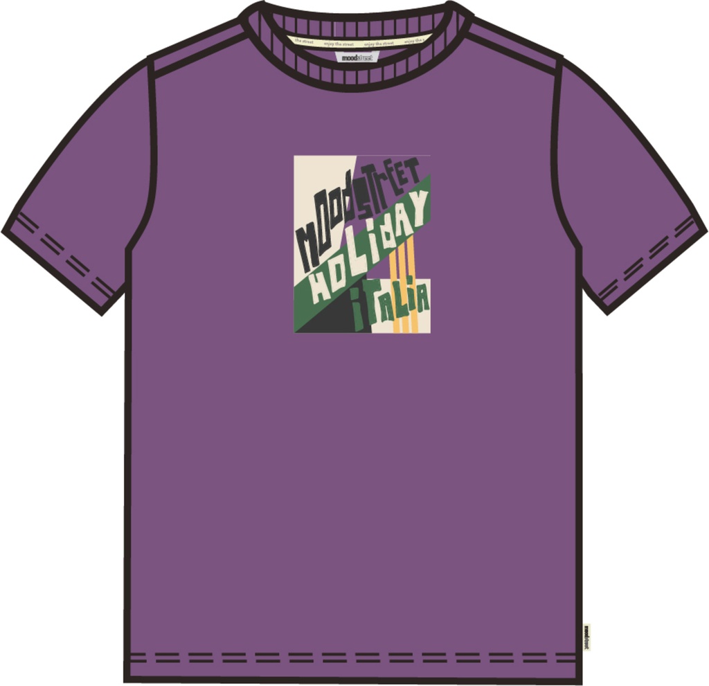 MOODSTREET - T-shirt mauve  