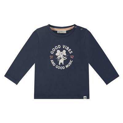 BABYFACE - T-shirt LM bleu + éléphant guitare