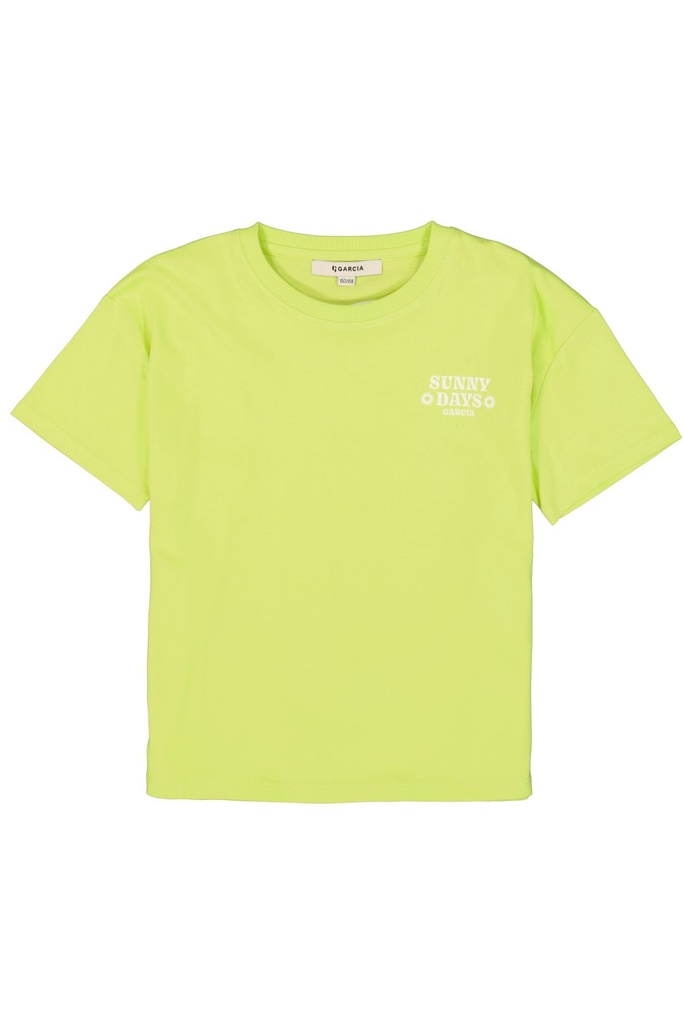 GARCIA - T-shirt vert pomme MC