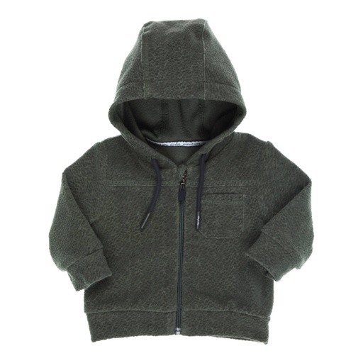 [350-3692-20] GYMP - Cardigan capuche kaki