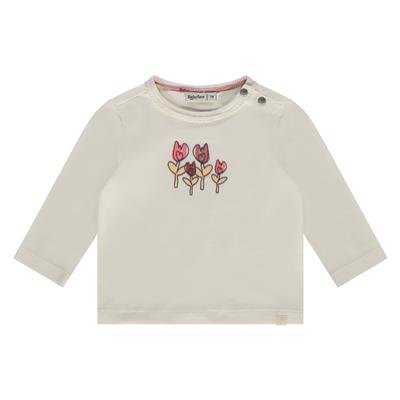 [NWB24128602] BABYFACE - T-shirt ML écru + fleurs