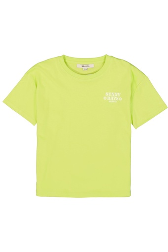 [N42603-5615] GARCIA - T-shirt vert pomme MC