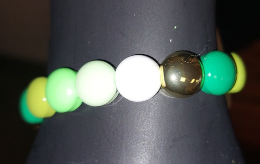 ACCESS - Bracelet boules verte