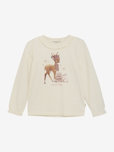 [123708-1701] MINYMO - T-shirt LM écru + biche et cadeau