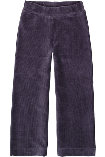 GARCIA - Pantalon large anthracite velours