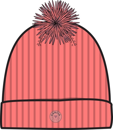 [T44801-3460] GARCIA - Bonnet corail