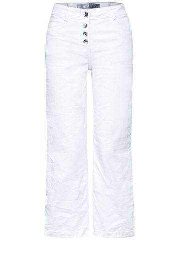 [377194-10000] CECIL - Pantalon blanc large droit