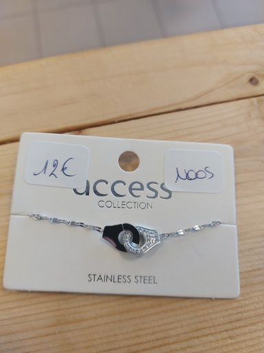 ACCESS - Bracelet menotte brillante